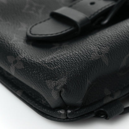 Louis Vuitton Monogram Eclipse Saumur Slingbag Black 9 of 9