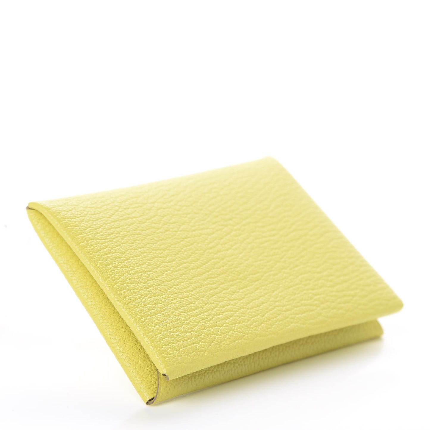 Chevre Mysore Calvi Card Case Lime