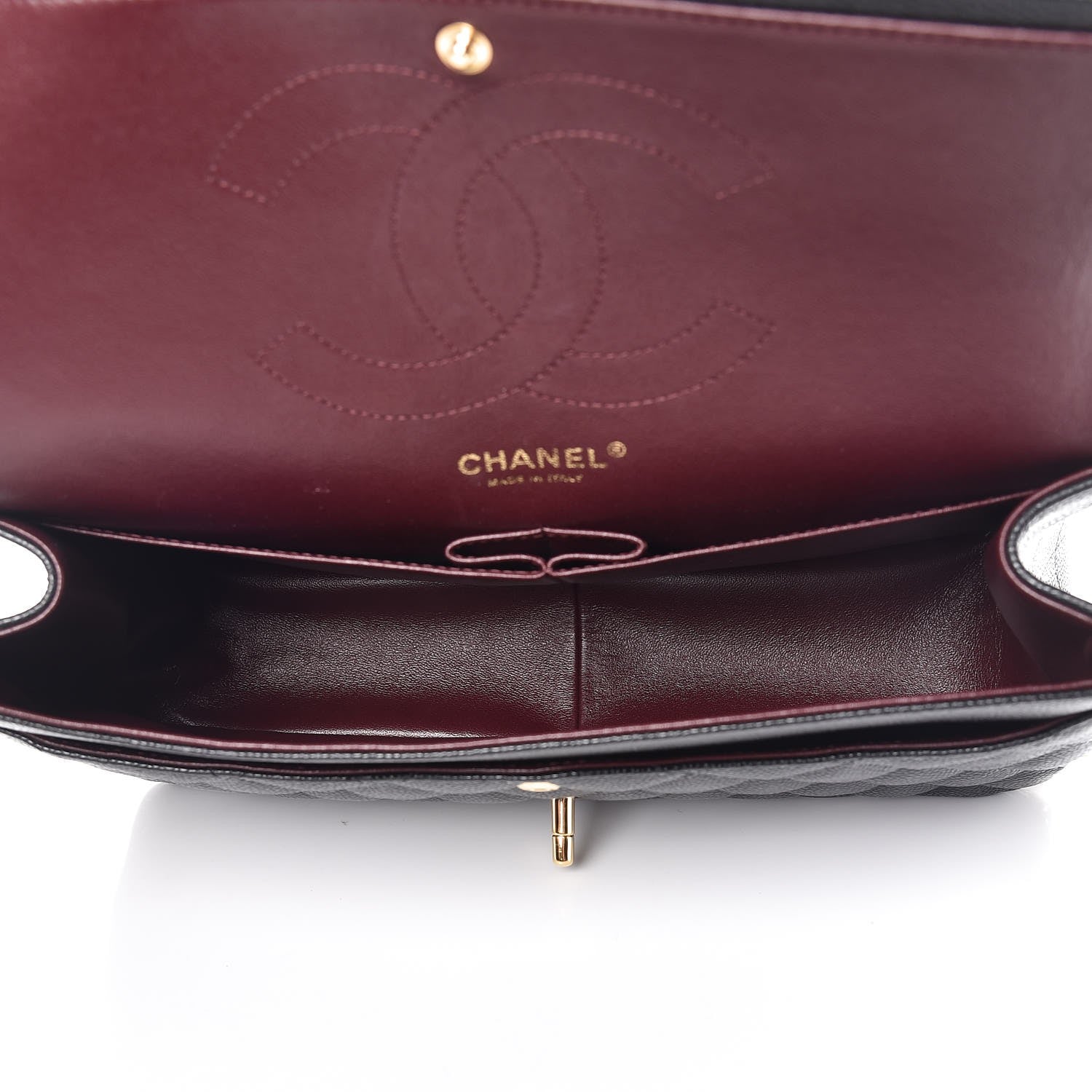 Chanel Caviar Quilted Jumbo Double Flap Black 6 of 9