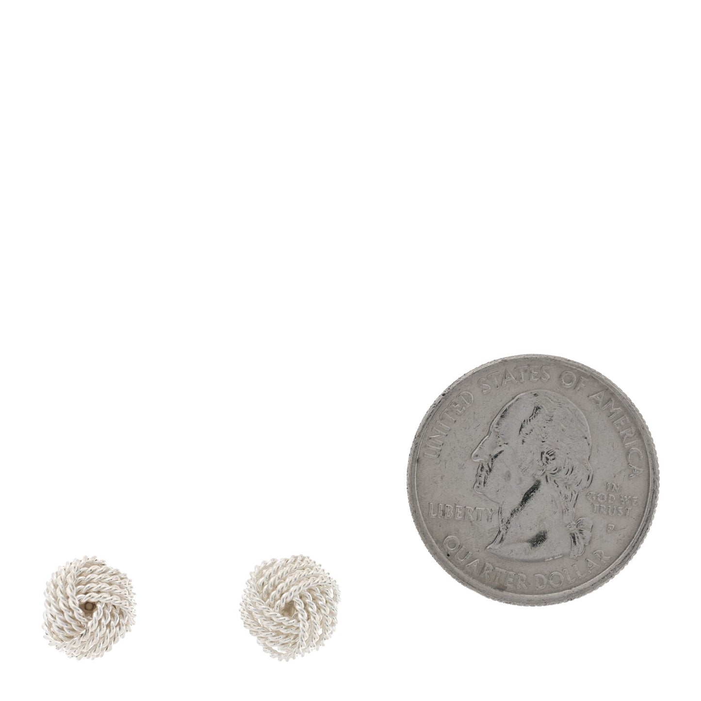 Sterling Silver Twist Knot Earrings