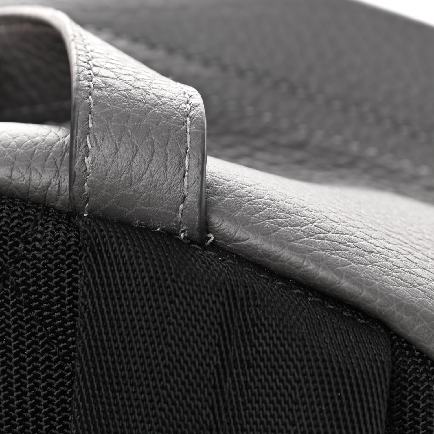 Burberry Calfskin Logo Embossed Backpack Black 14 of 15