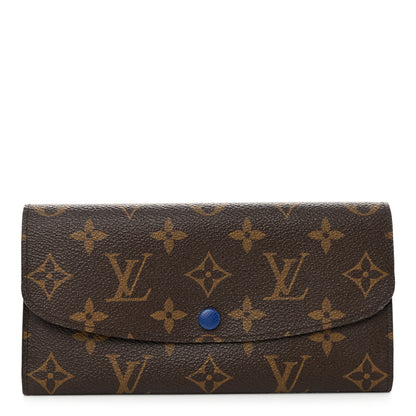 Louis Vuitton Monogram Emilie Wallet Blue 1 of 7