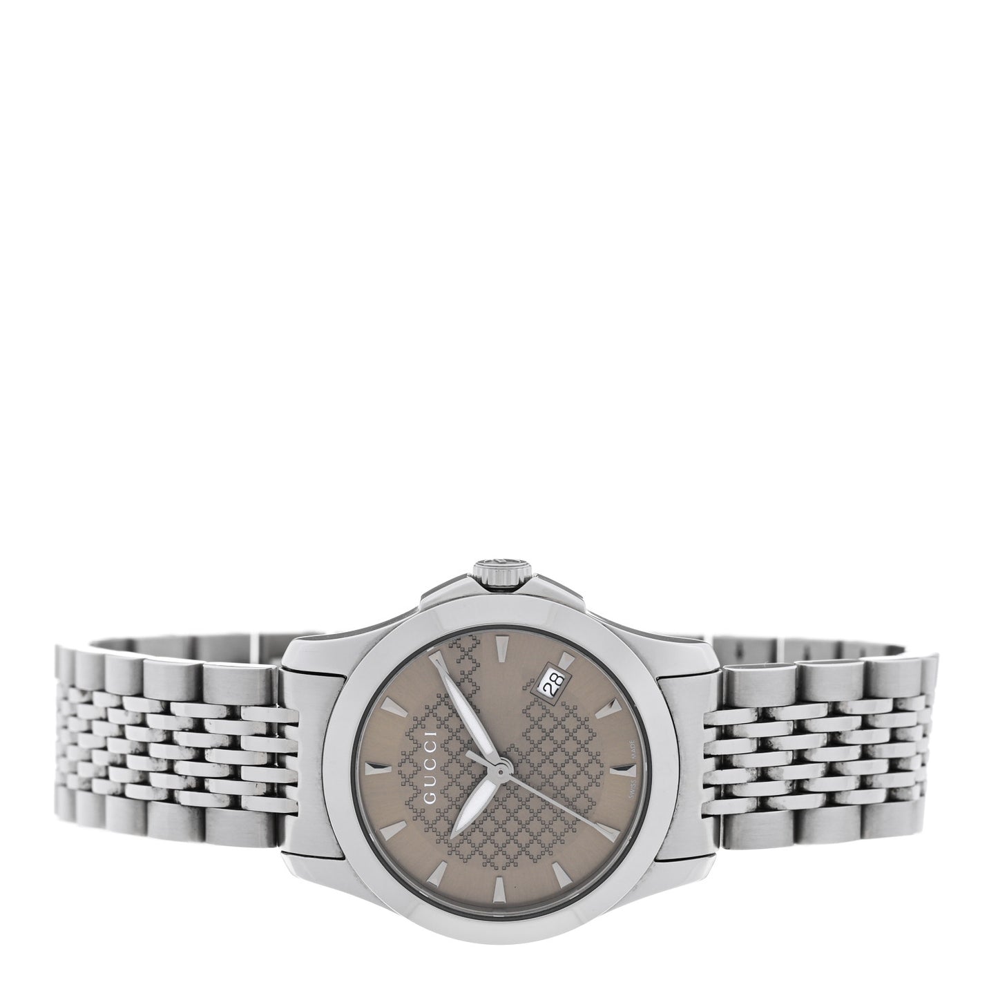 Stainless Steel 27mm G-Timeless Quartz Watch Brown