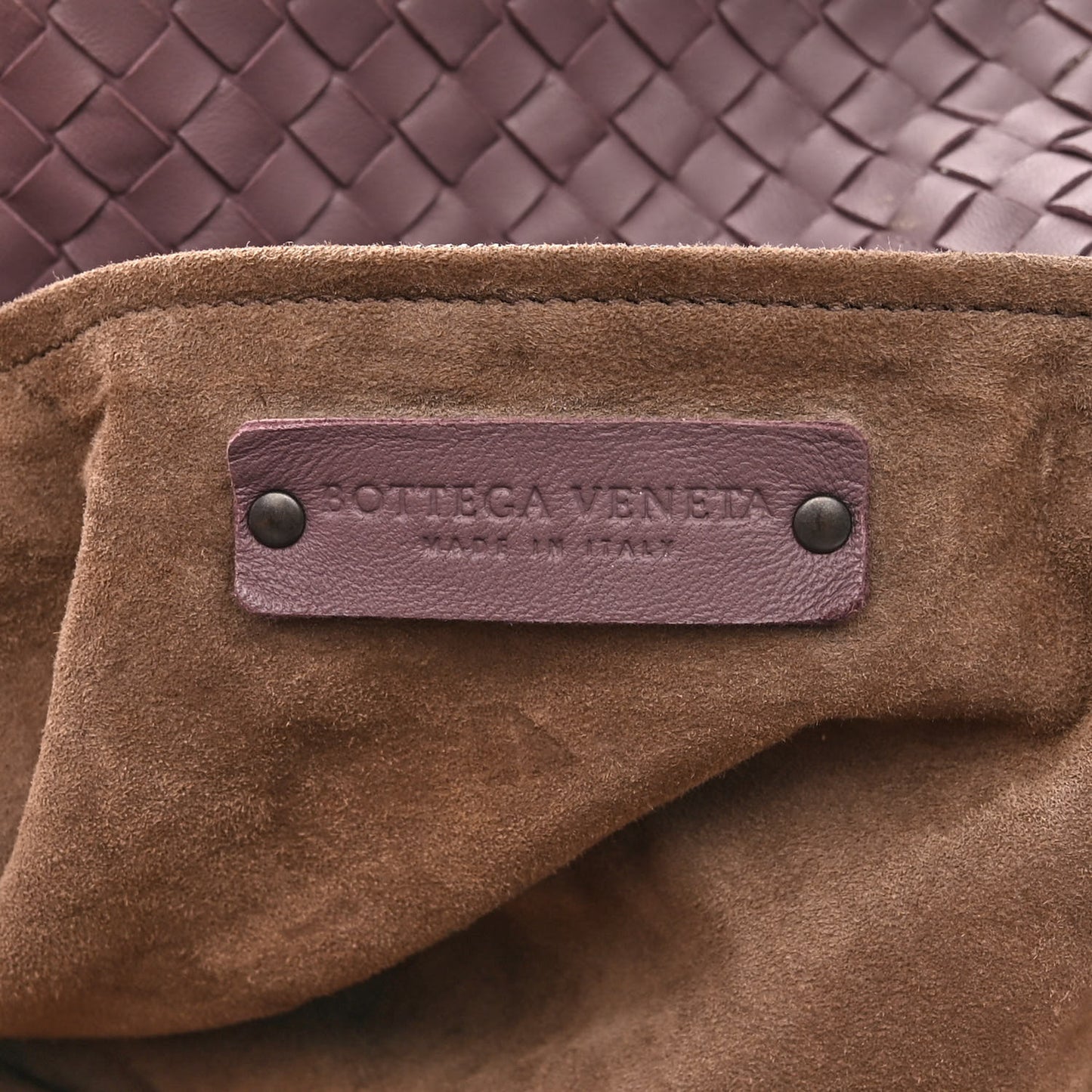 Nappa Intrecciato Large Cesta Tote Violet