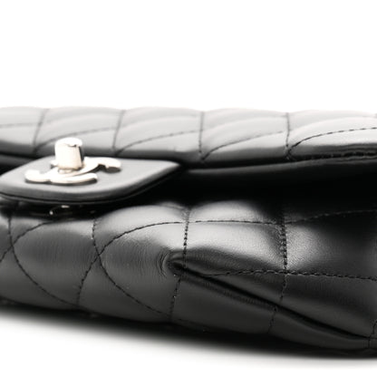 Chanel Calfskin Quilted CC Uniform Flap Belt Bag Black 11 of 11