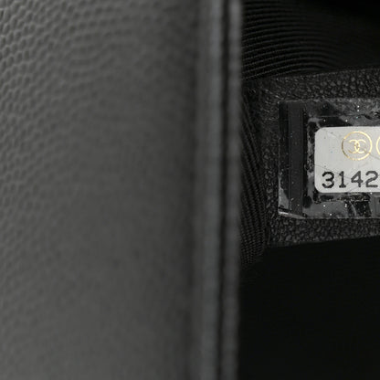 Chanel Caviar Quilted Medium Boy Flap Black 7 of 11