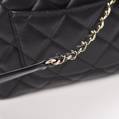 Chanel Lambskin Quilted Medium Trendy CC Flap Black 12 of 15