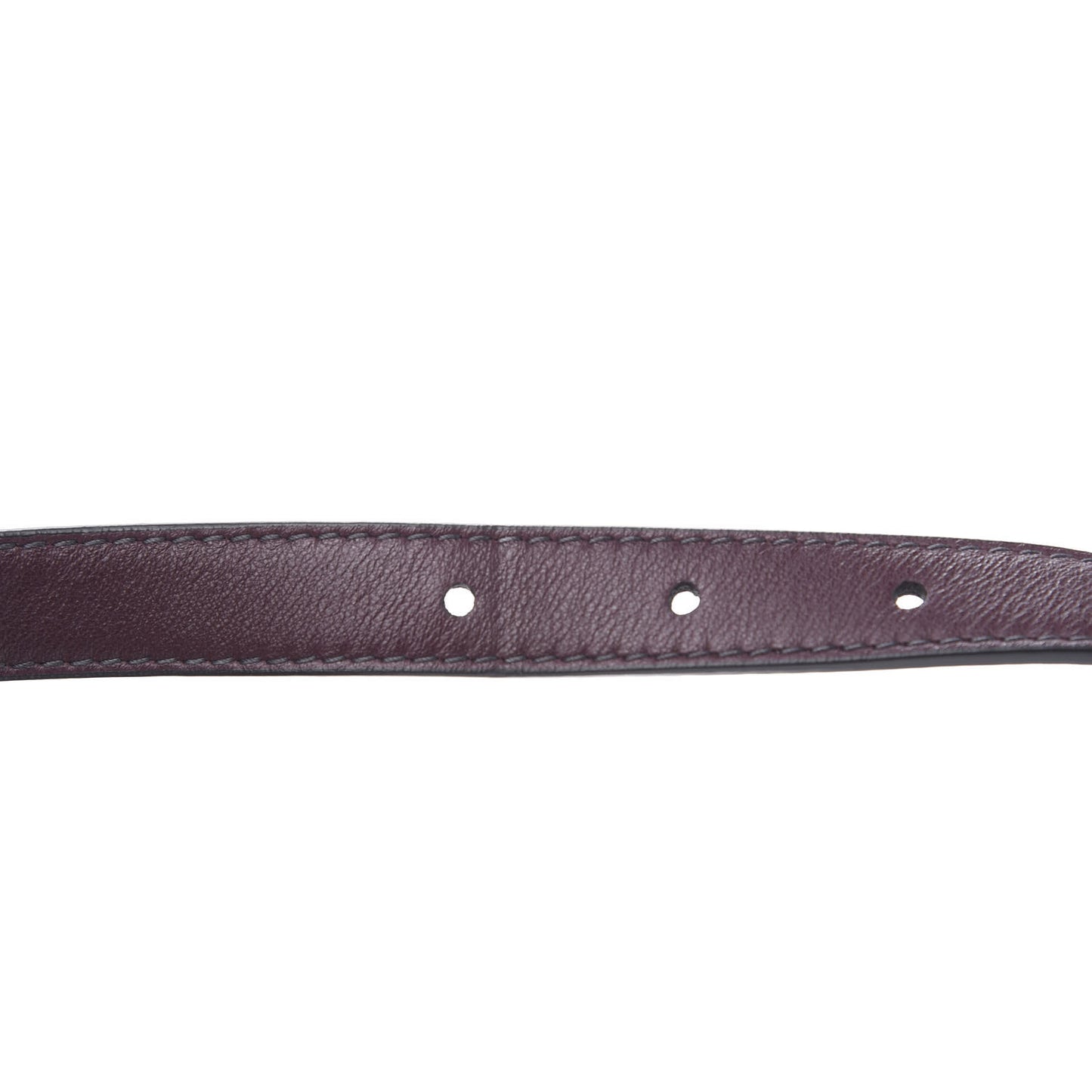 Oblique Saddle Belt Bag Bordeaux