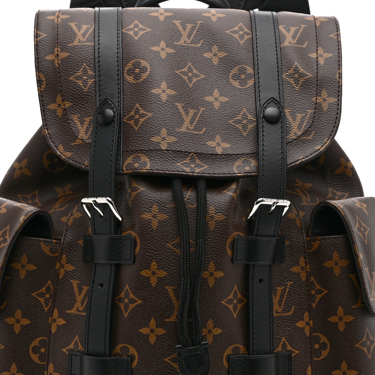 Louis Vuitton Monogram Macassar Christopher MM Backpack 7 of 9