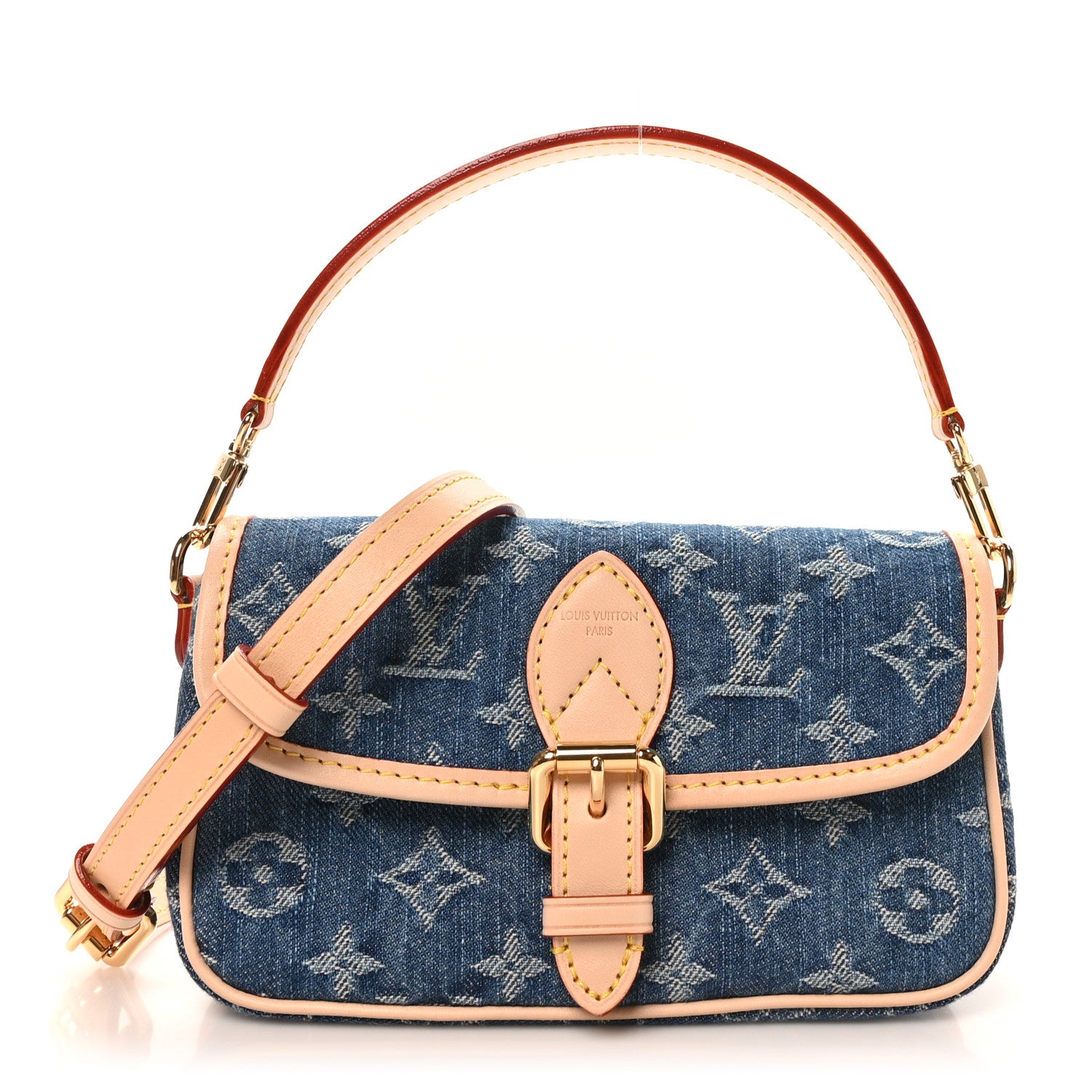 Louis Vuitton Monogram Denim Nano Diane Blue 1 of 9