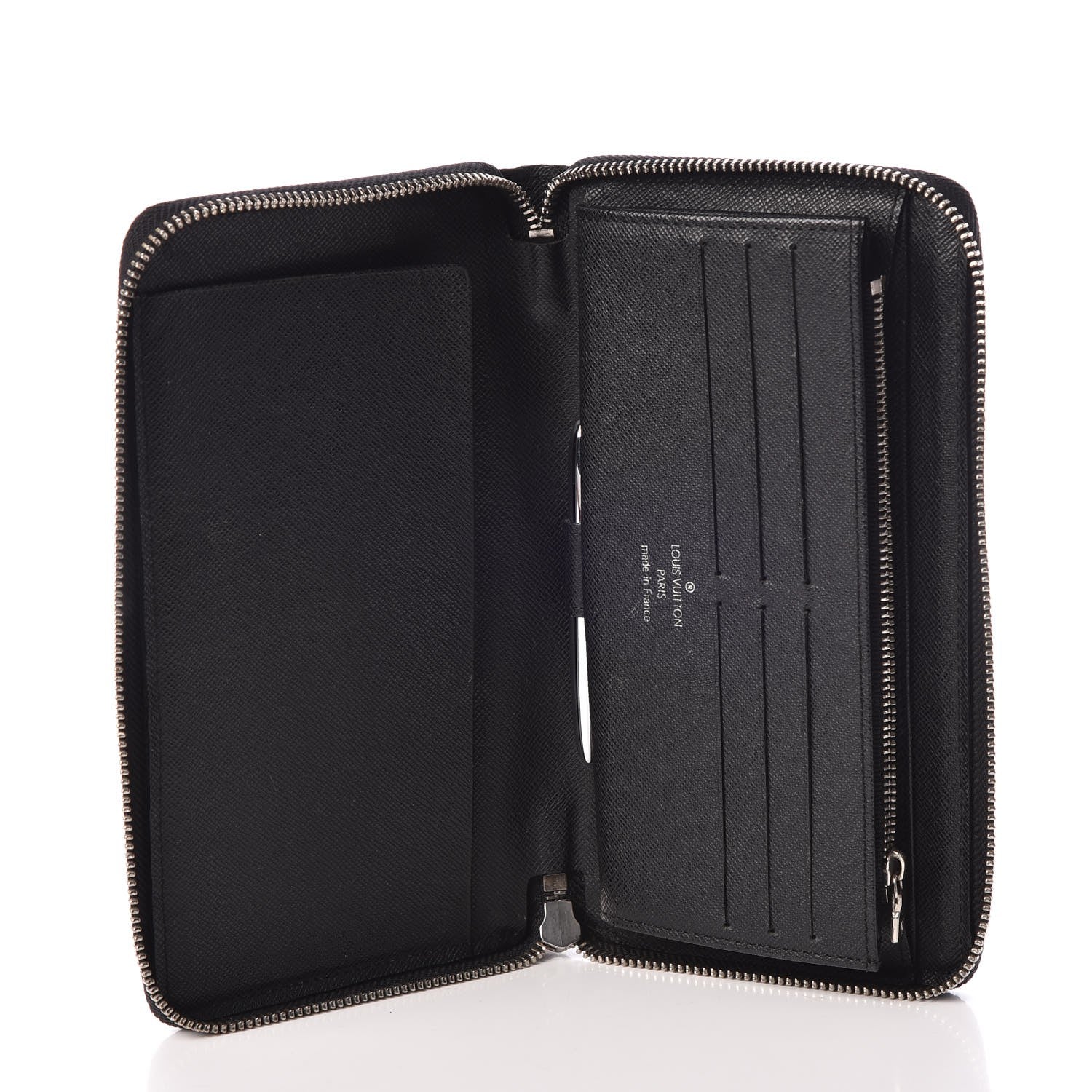 Louis Vuitton Epi Zippy Organizer Wallet Black 5 of 10