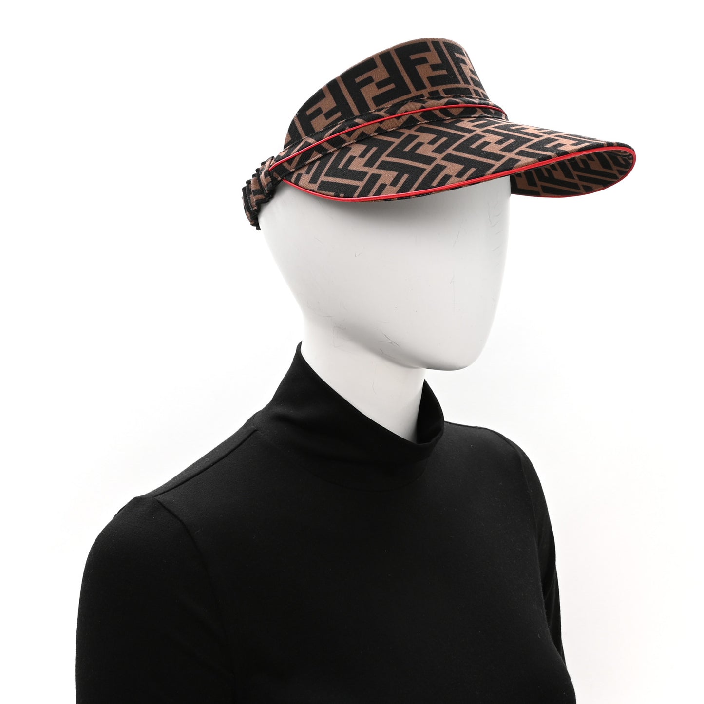 Nylon FF Logo Visor Tobacco Rosso