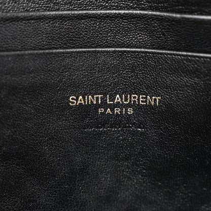 Saint Laurent SAINT LAURENT Grain De Poudre Matelasse Monogram Mini Lou Camera Bag Black 6 of 10