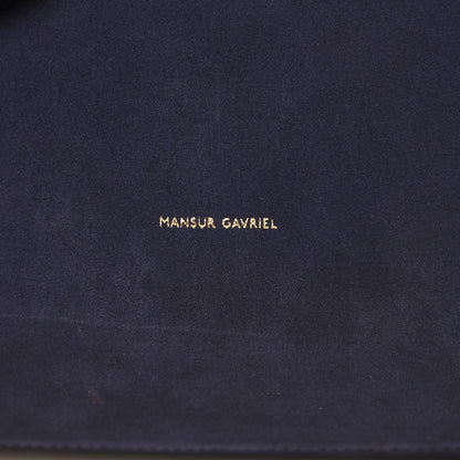Mansur Gavriel Suede Lady Bag Blue 6 of 8