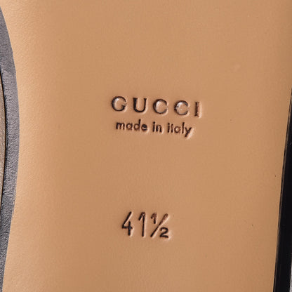 Gucci Malaga Kid Womens Princetown Slippers 41.5 Mud 6 of 8