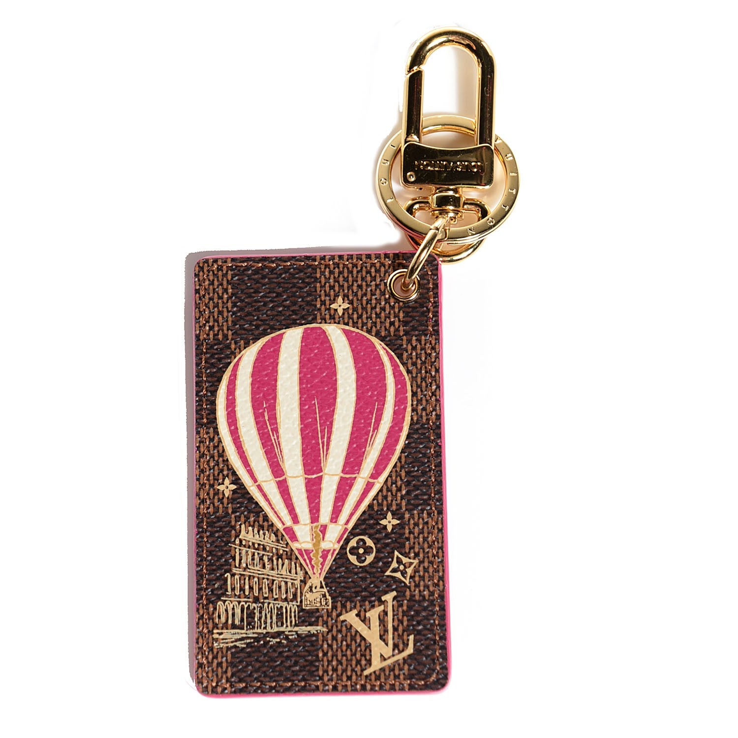 Louis Vuitton Damier Ebene Illustre Air Balloon Bag Charm Grenade 1 of 6