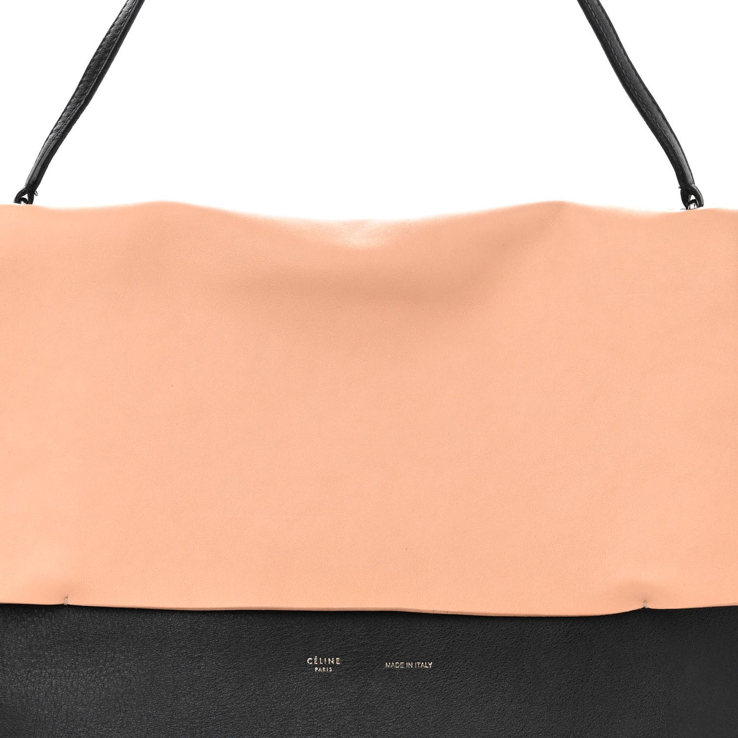 Smooth Calfskin Tri-Color All Soft Shoulder Bag Tan