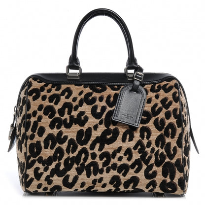 Louis Vuitton Jacquard Velvet Leopard Print Stephen Sprouse Speedy 1 of 8