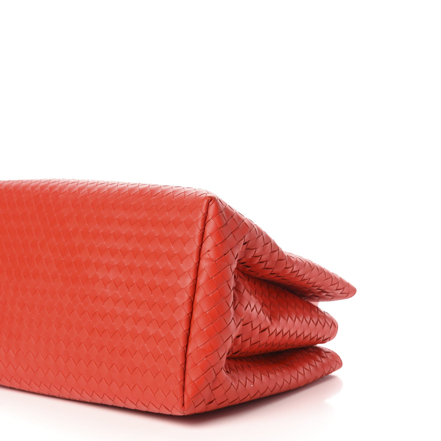 Bottega Veneta Nappa Intrecciato Medium Roma Tote Red 9 of 10