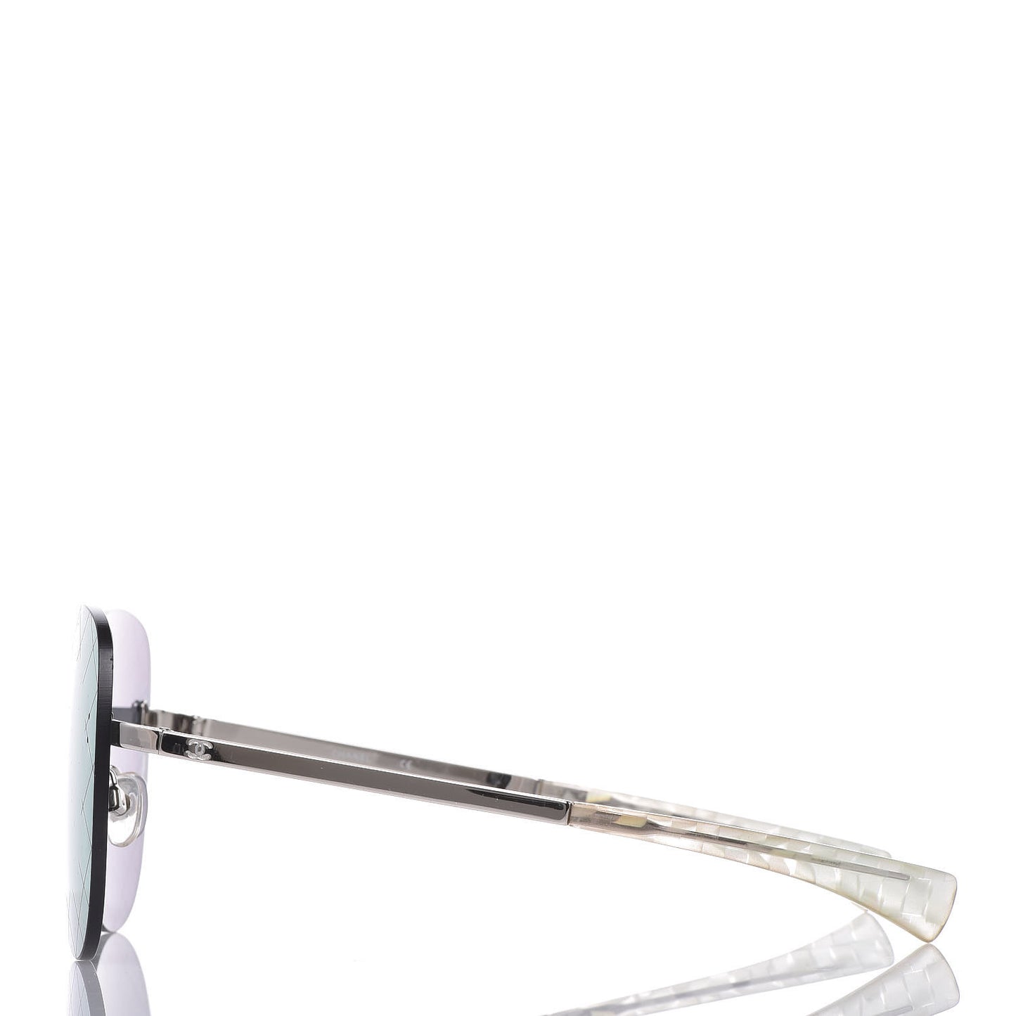 Shield Runway Sunglasses 4215 Silver Purple