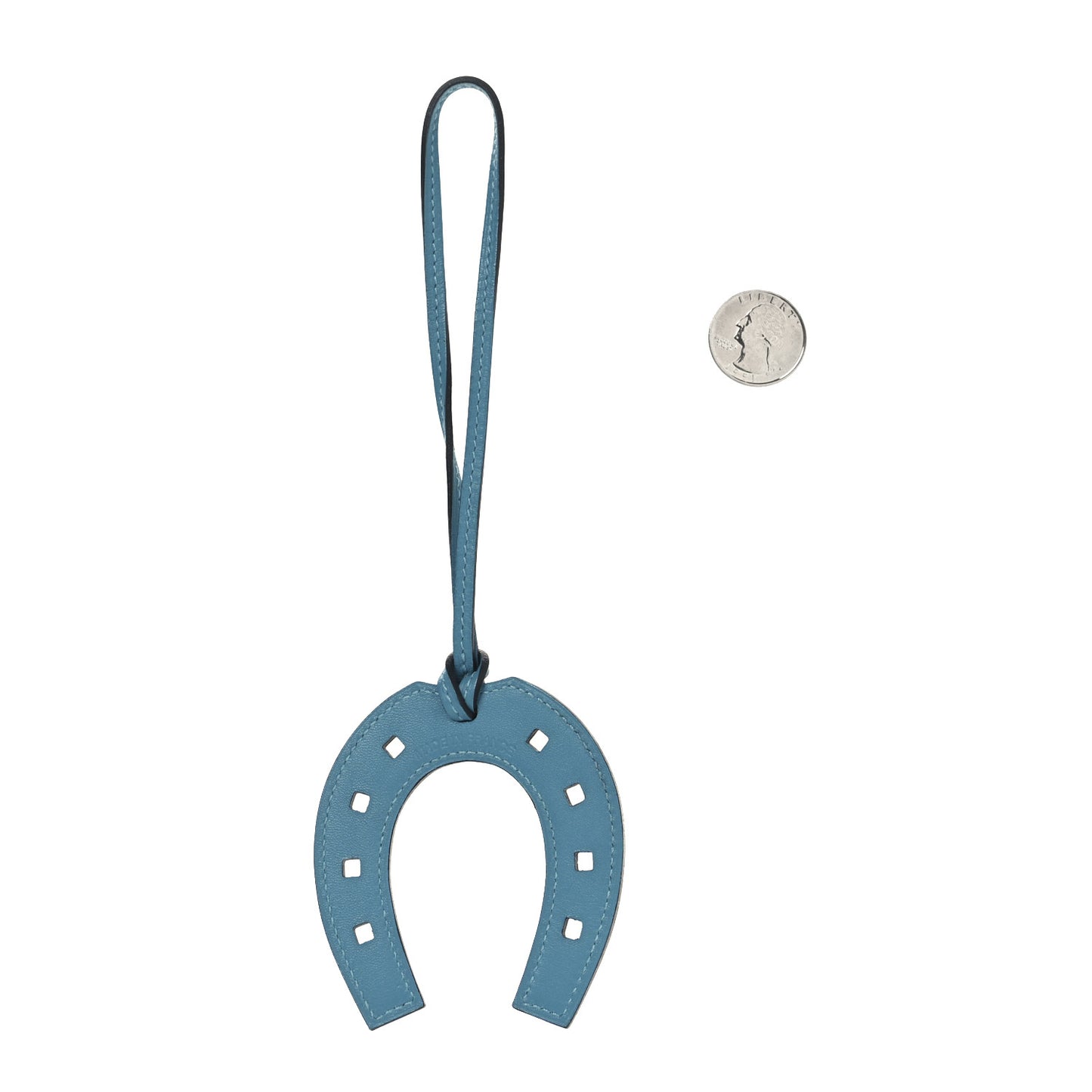 Swift Paddock Horseshoe Bag Charm Turquoise