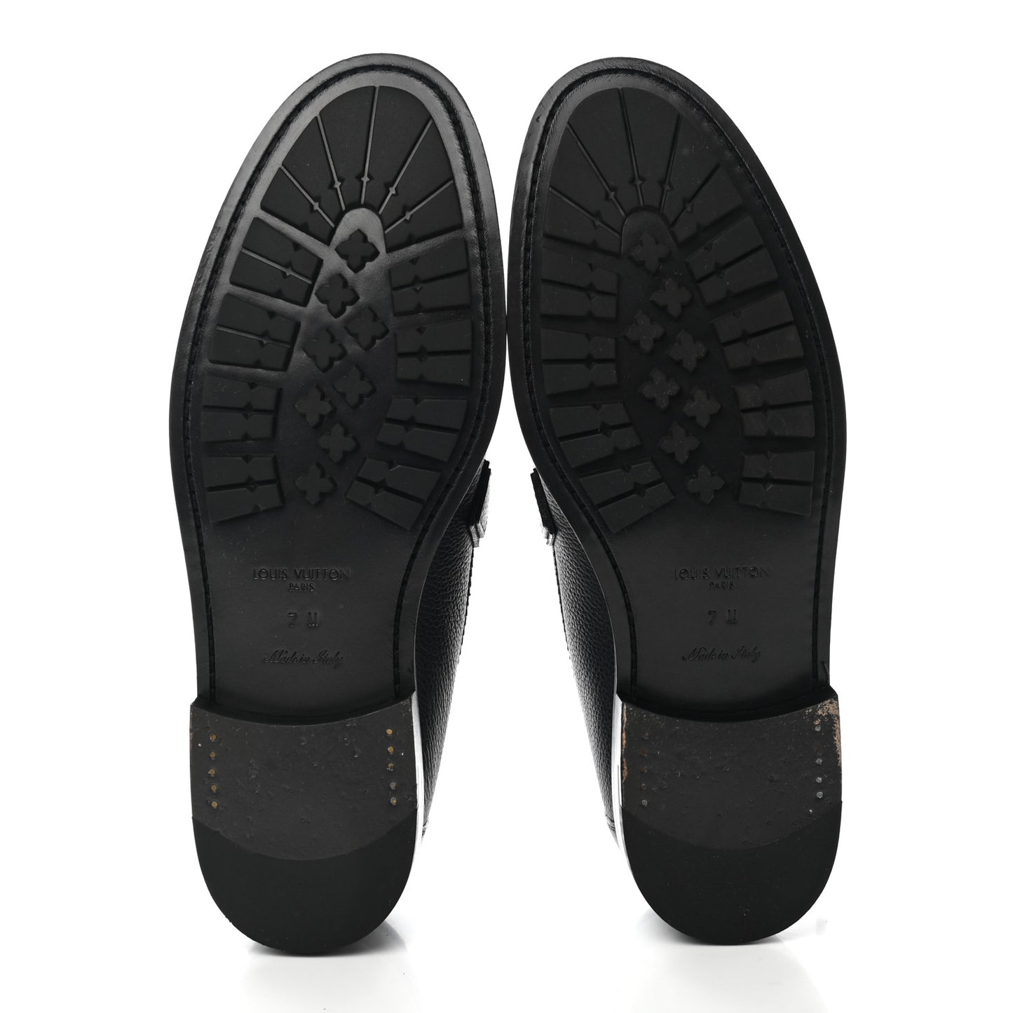 Calfskin Mens Major Loafers 7 Navy Blue
