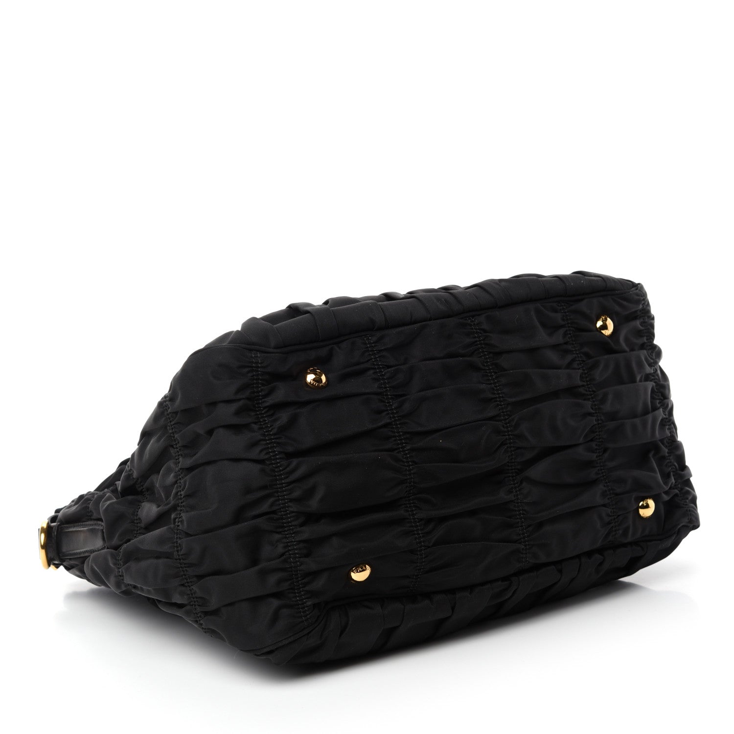 Prada Tessuto Nylon Gaufre Tote Black 4 of 10