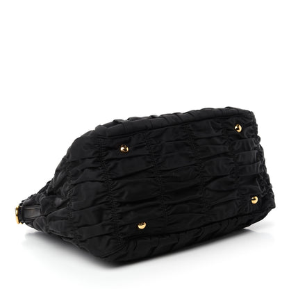 Prada Tessuto Nylon Gaufre Tote Black 4 of 10
