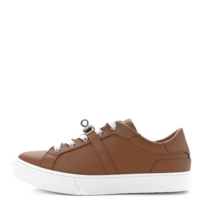 Hermes Calfskin Day Sneakers 36 Naturel 1 of 8