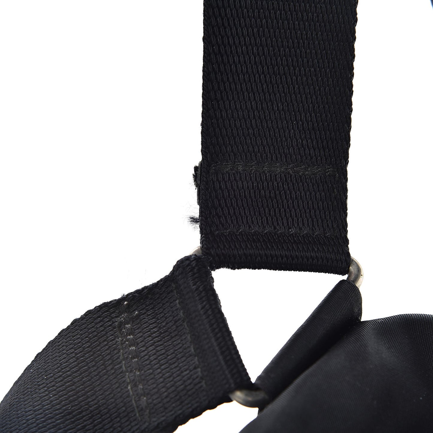 Tessuto Nylon Vela Cinch Backpack Black