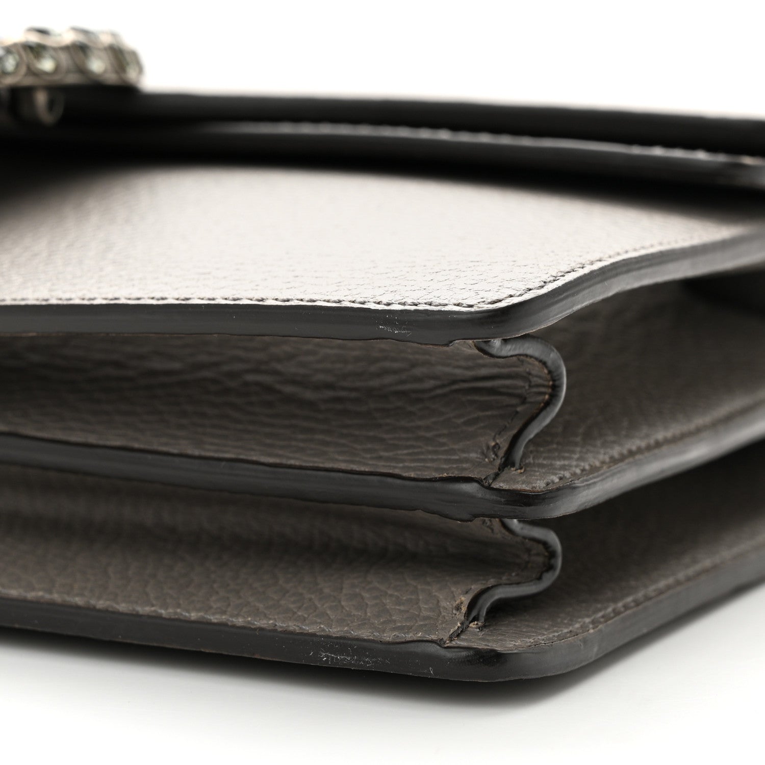 Gucci Pebbled Calfskin Small Dionysus Shoulder Bag Dusty Grey 10 of 11