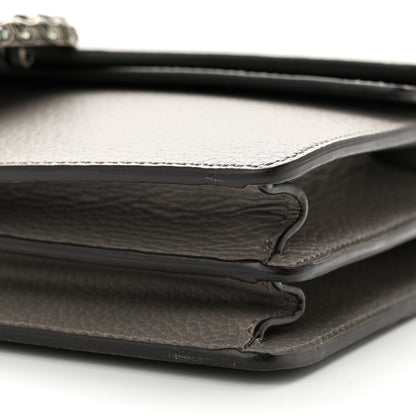 Gucci Pebbled Calfskin Small Dionysus Shoulder Bag Dusty Grey 10 of 11