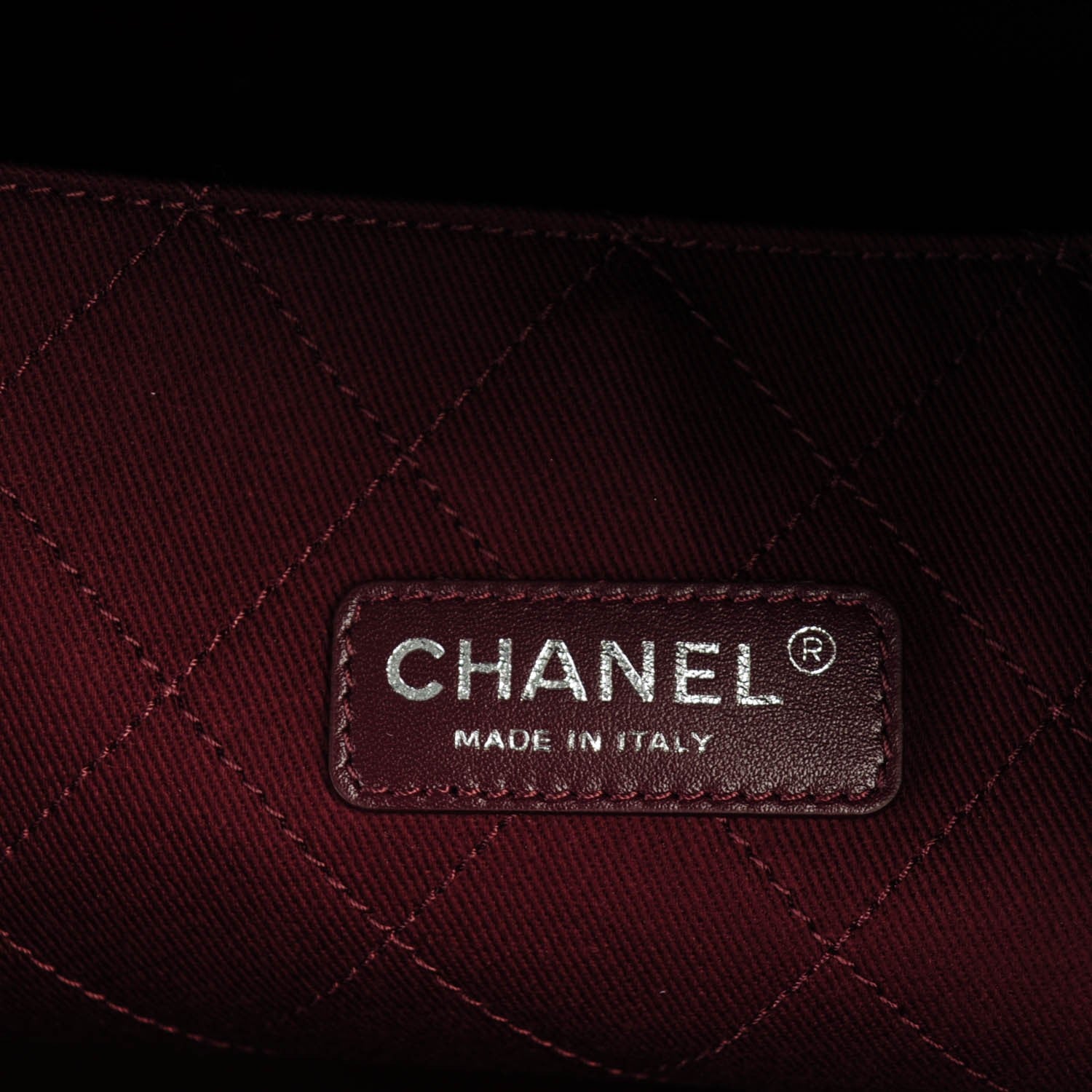 Chanel Canvas Calfskin Large Let's Demonstrate Tote White Black 6 of 7