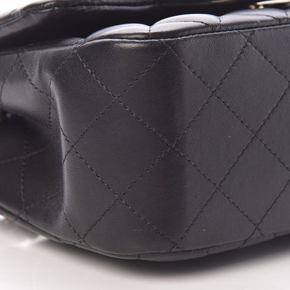 Chanel Lambskin Quilted Mini Square Flap Black 9 of 11