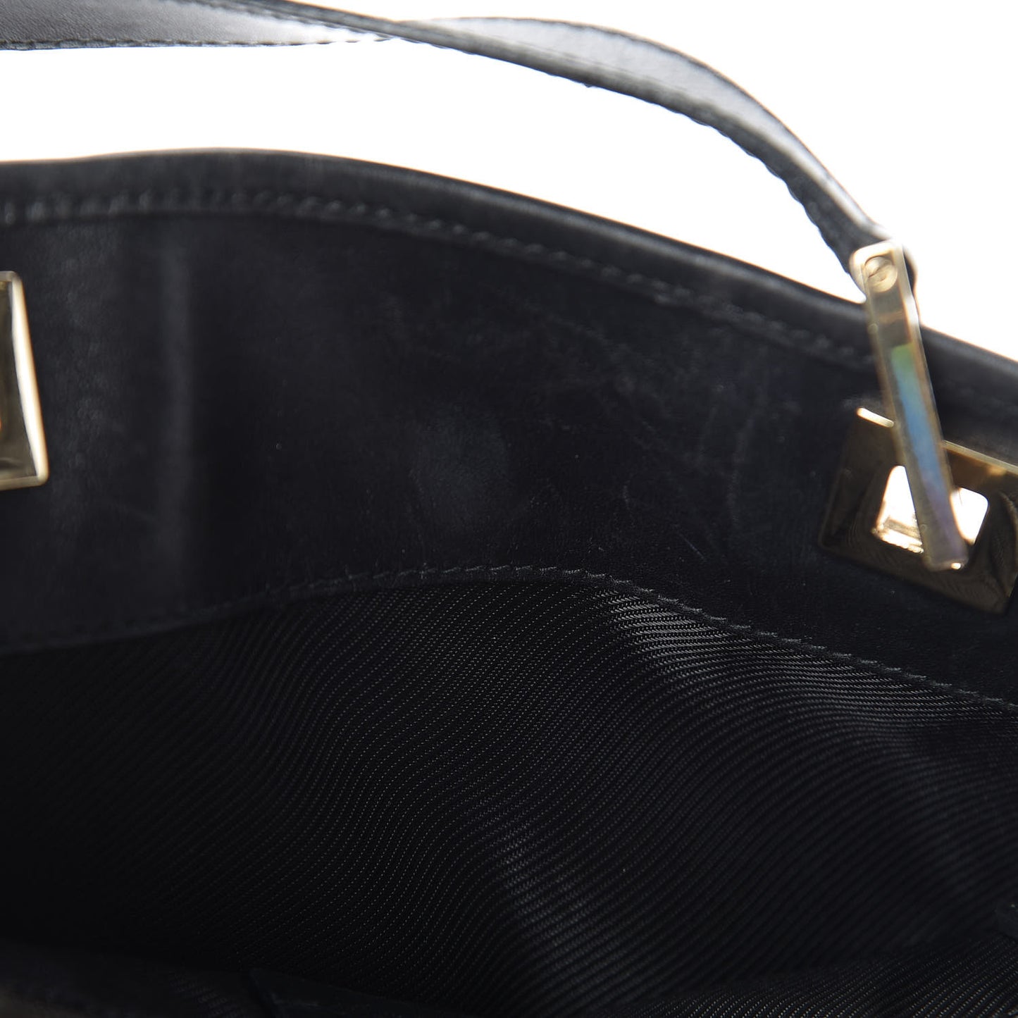 Monogram Small Bucket Tote Black