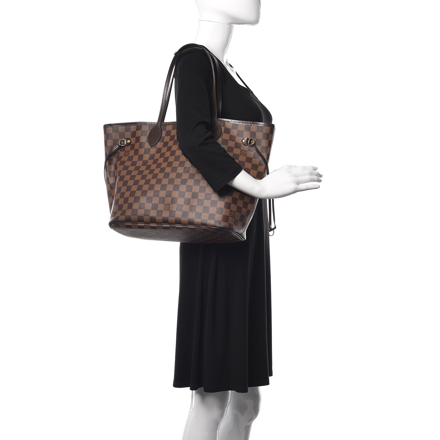 Louis Vuitton Damier Ebene Neo Neverfull MM 2 of 12