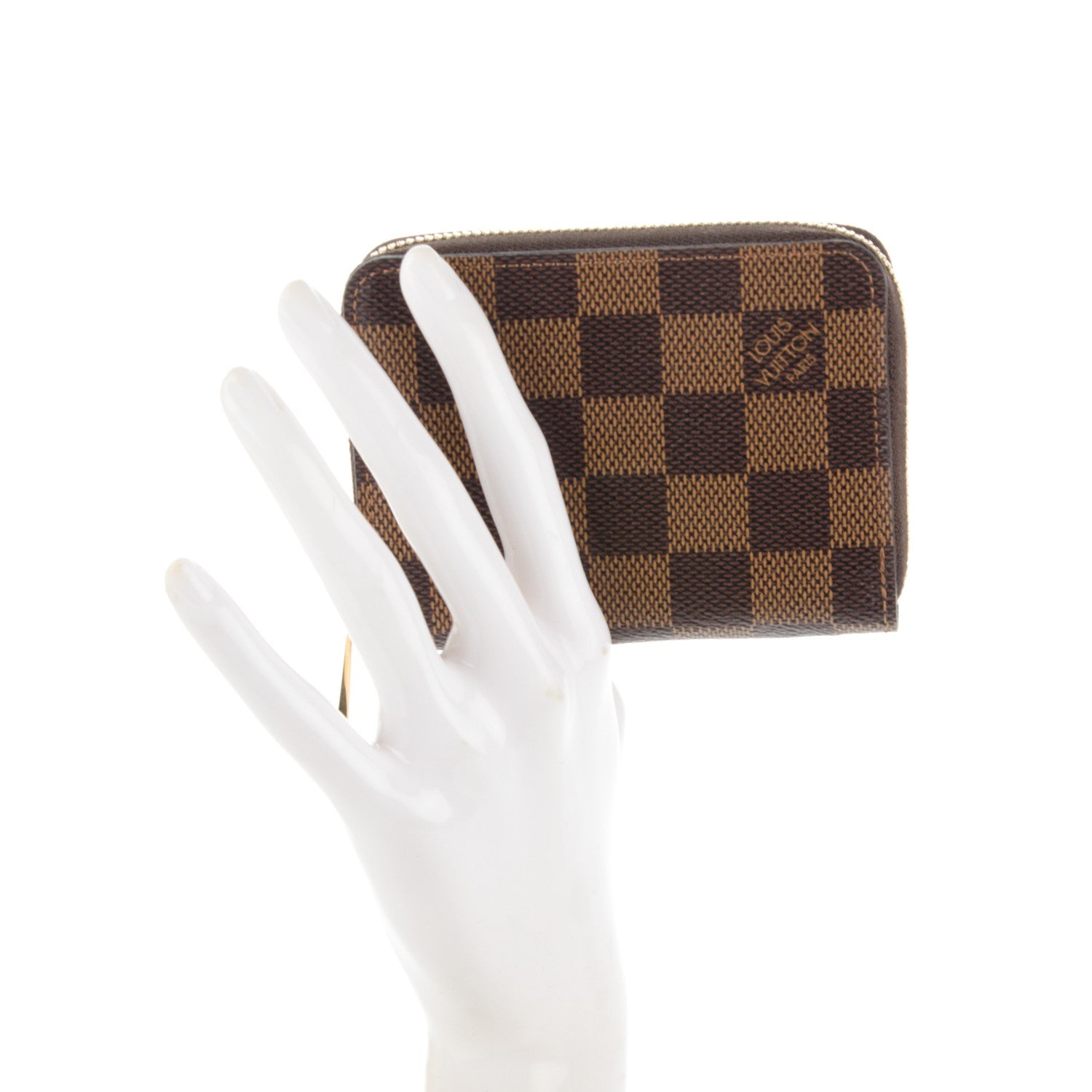 Louis Vuitton Damier Ebene Zippy Coin Purse 2 of 6