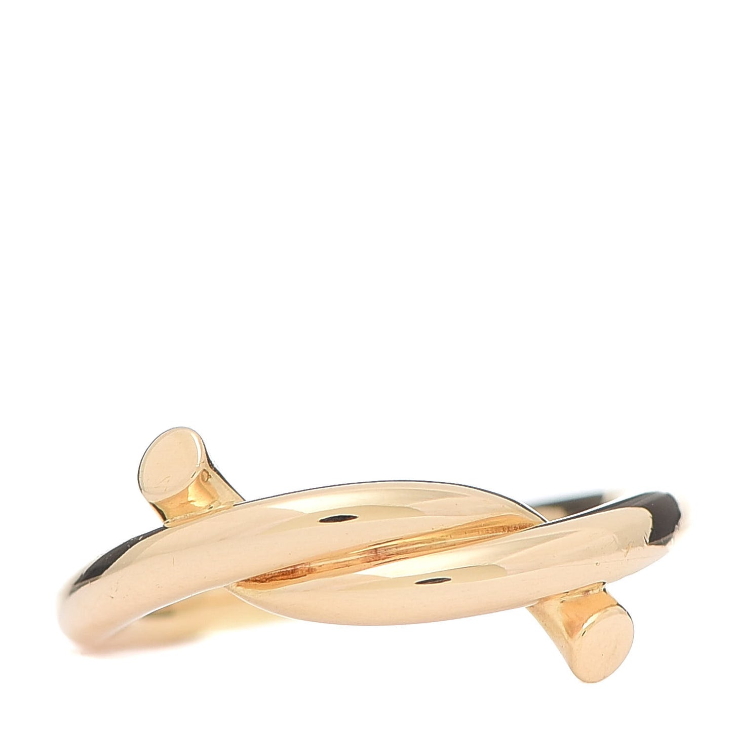18K Yellow Gold Entrelaces Band Ring 48 4.5