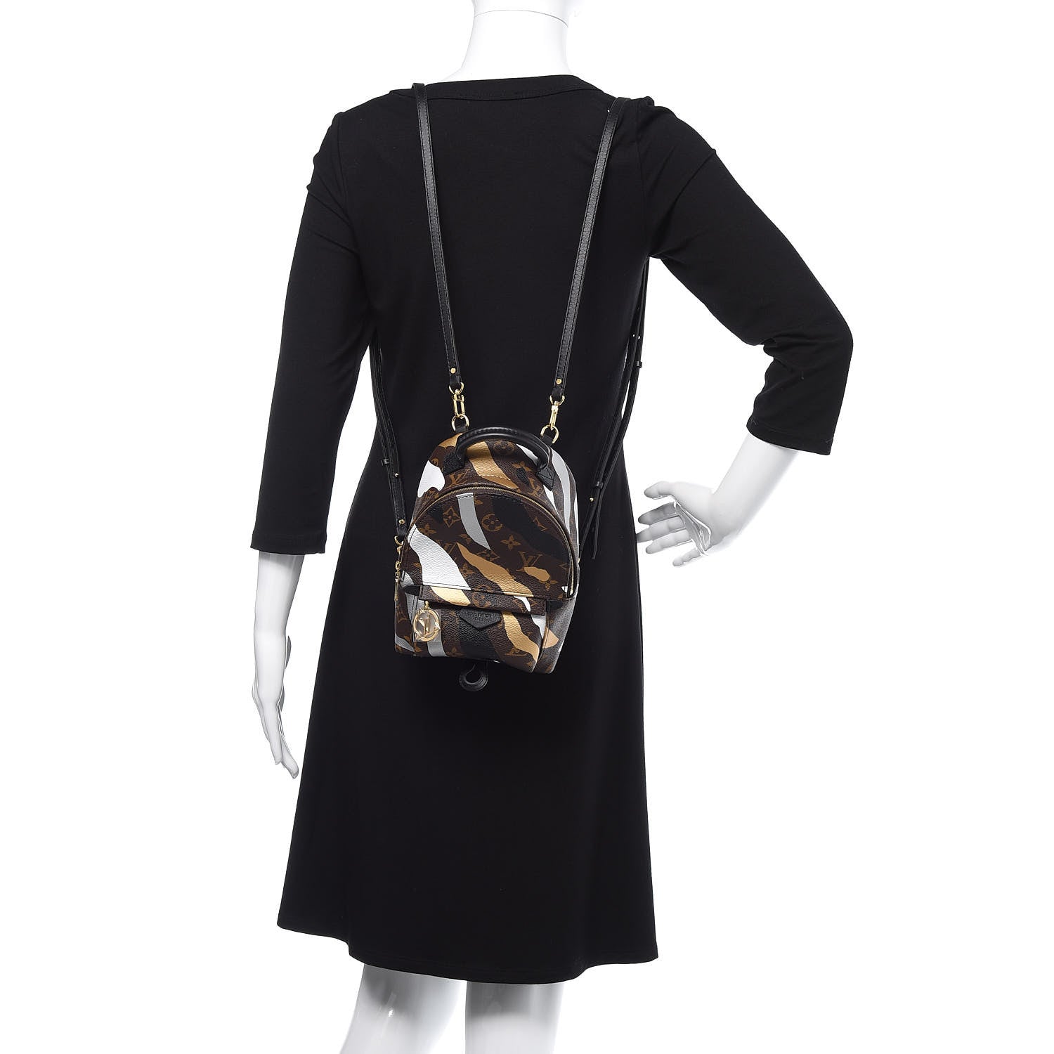 Louis Vuitton X LOL Monogram Palm Springs Backpack Mini Gold Silver 2 of 9