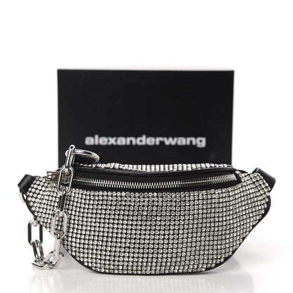 Alexander Wang Rhinestone Mesh Mini Attica Belt Bag Black 10 of 10