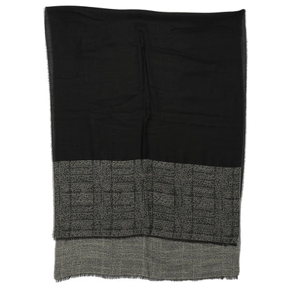 Chanel Cashmere Wool Silk CC Logo Scarf 3 of 5