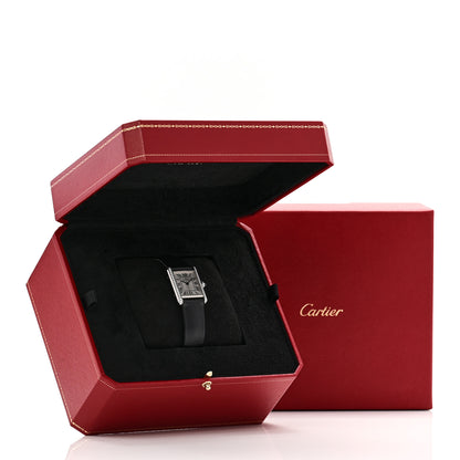 Cartier Stainless Steel Satin Diamond 22mm Must de Cartier Tank Quartz Watch 5 of 5
