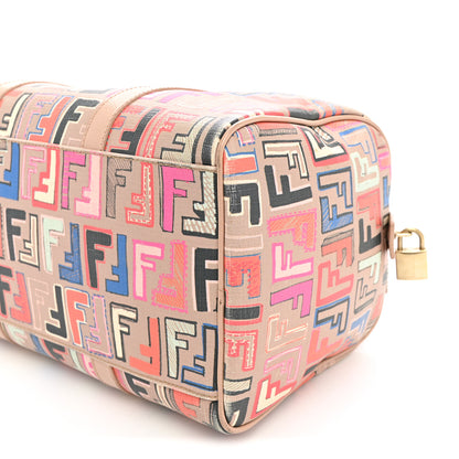Fendi Zucca Spalmati Vitello FF Multicolor Forever Boston Multicolor Beige 10 of 11