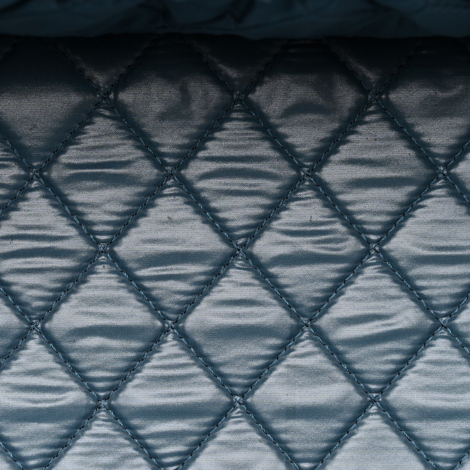 Chanel Caviar Quilted Large Vanity Pouch Blue 6 of 9
