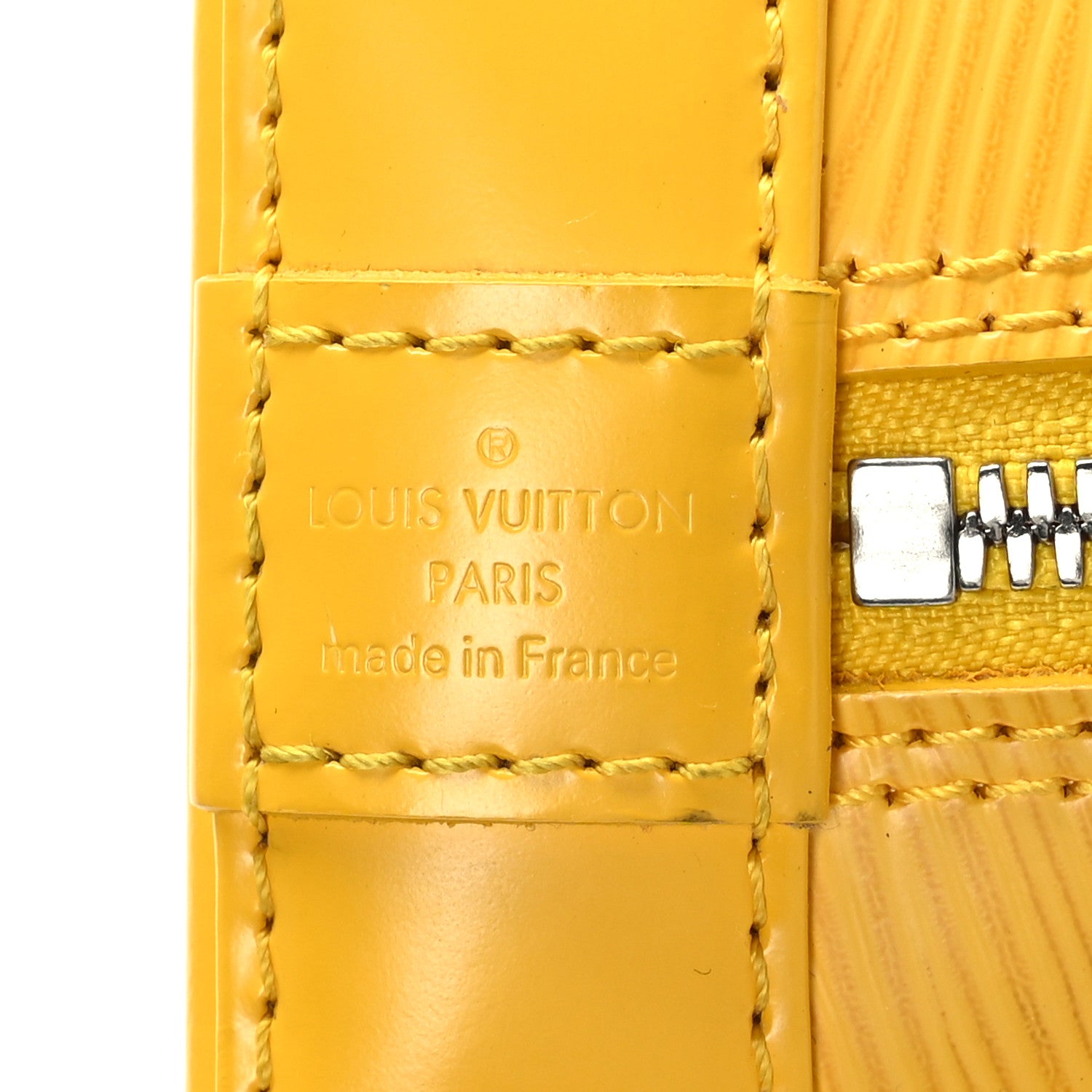 Louis Vuitton Epi Alma BB Citron 6 of 8