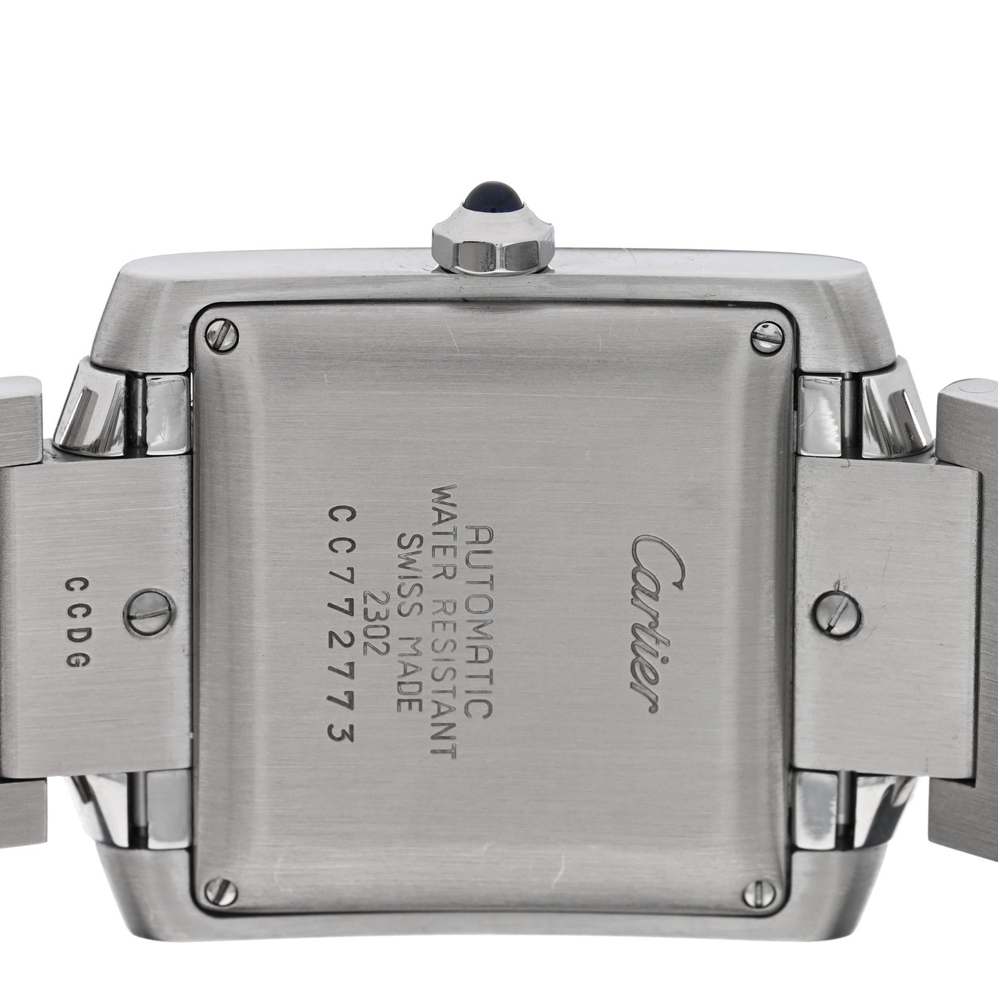 Stainless Steel 28mm Tank Francaise Automatic Watch