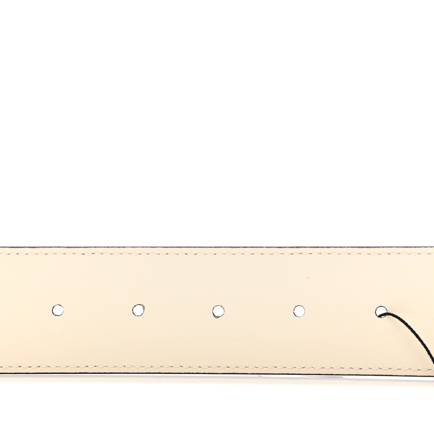 Gucci Plutone Calfskin Palladium Double G 40mm Belt 80 32 Mystic White 4 of 5