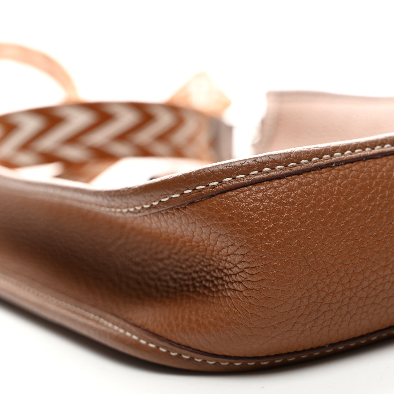 Hermes Taurillon Maurice Amazone Evelyne TPM Gold White 10 of 12