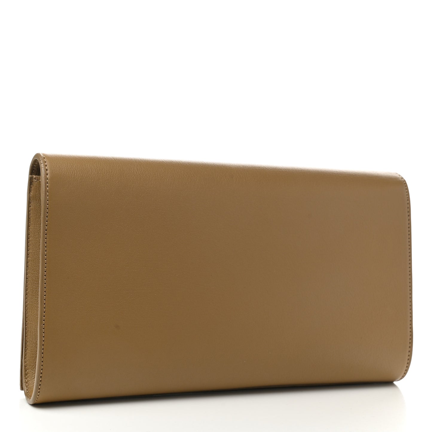 Calfskin Monogram Large Belle De Jour Clutch Beige