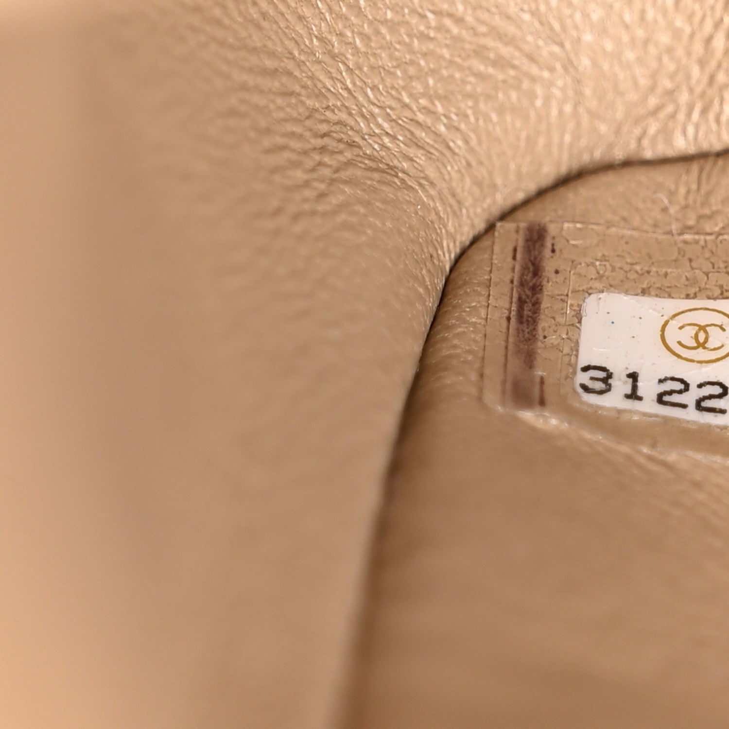 Chanel Iridescent Caviar Quilted Medium Double Flap Dark Beige 7 of 11